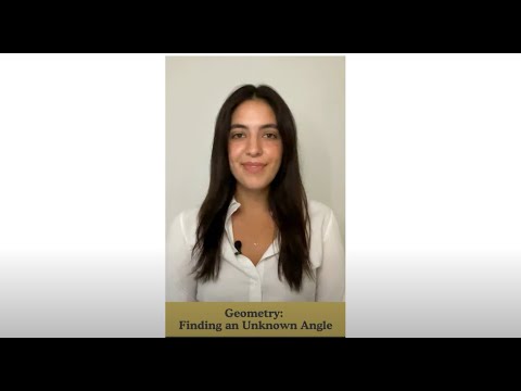 How to Find Unknown Angles Video